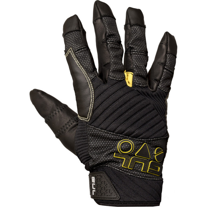 2020 Gul Junior EVO Pro Full Finger Sailing Gloves Black GL1301-B4