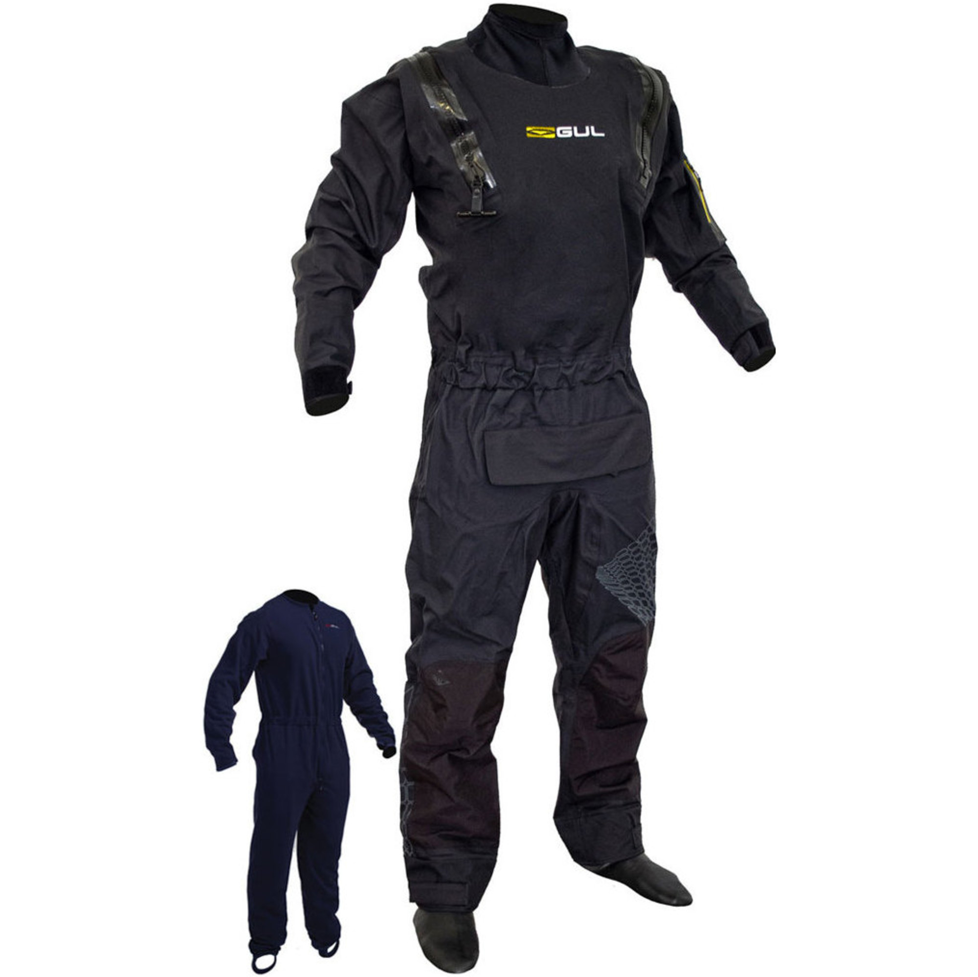 Gul Code Zero Stretch U-Zip Drysuit Pee Zip GM0368-A6 INCLUDING ...