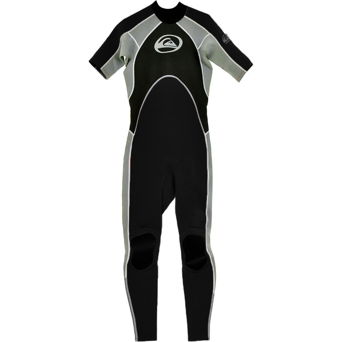 Quiksilver GS Mens 2mm Short Arm Wetsuit in GREY / BLACK GS55AS - 2ND