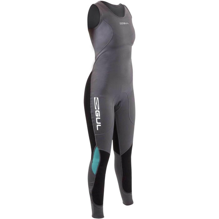 2022 GUL Womens Code Zero 1mm Long Jane Wetsuit CZ4310-B9 - Grey
