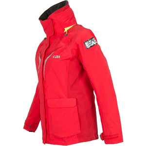 2021 Gill Womens OS3 Coastal Jacket BRIGHT RED OS31JW