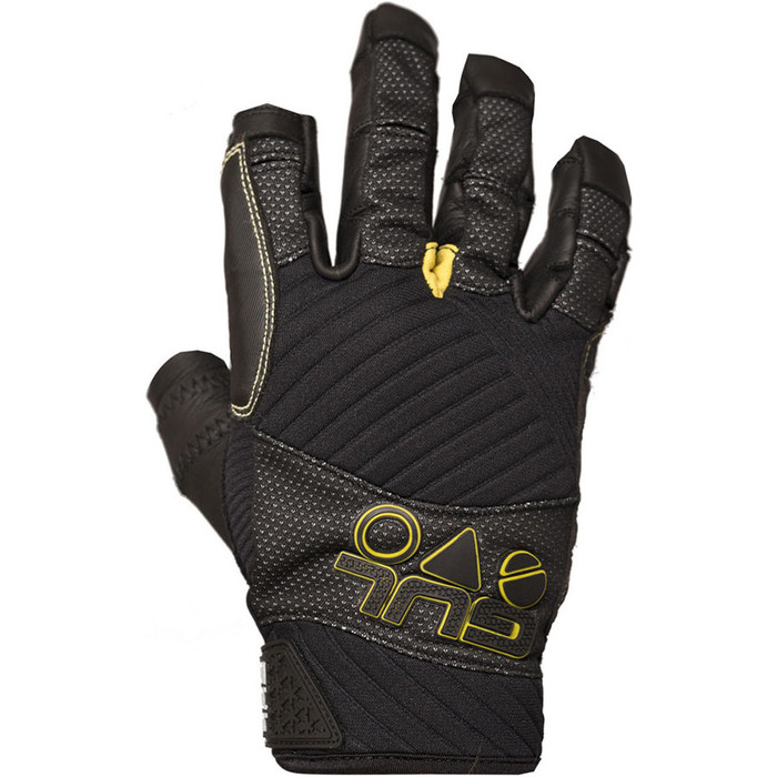 2020 Gul Junior EVO Pro Three Finger Sailing Gloves Black GL1300-B4