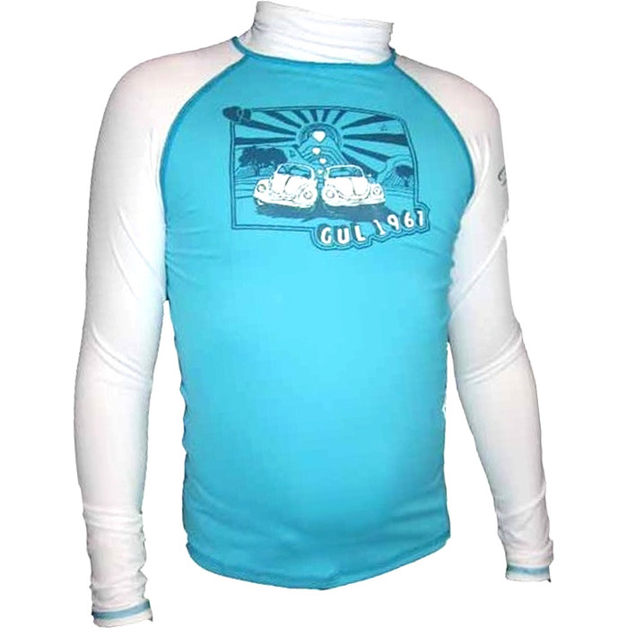 Gul Junior Long Sleeved BUGLOVE Rashguard in BLUE RG0323