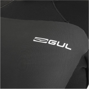 2022 Gul Mens Response 4/3mm GBS Back Zip Wetsuit RE1246-C1 - Black