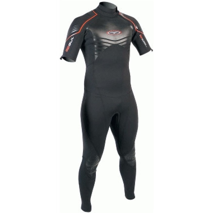 Gul Profile 3/2mm Convertible Wetsuit PR2301 S & MS BLACK/RED