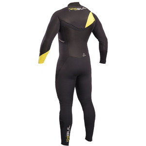 2019 Gul Response FX 3/2mm GBS Chest Zip Wetsuit BLACK / LIME RE1240-B4