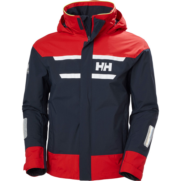 2021 Helly Hansen Mens Salt Inshore Sailing Jacket 30222 - Navy