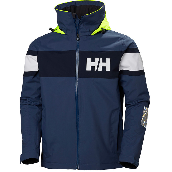 2019 Helly Hansen Mens Salt Flag Jacket Graphite Blue 33909