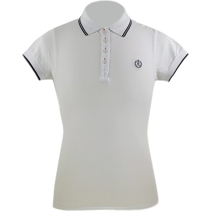 Henri Lloyd Ladies Rigger Polo T-Shirt in White Y33010