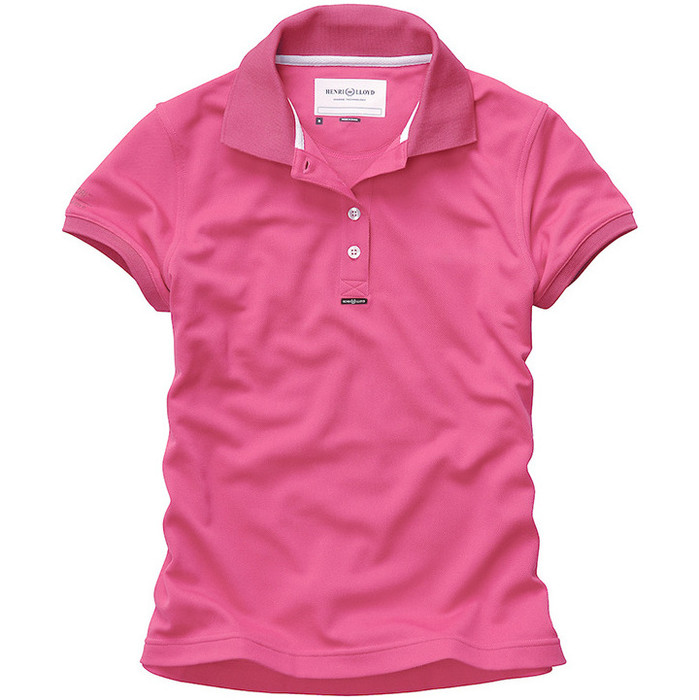 Henri Lloyd Ladies Fast Dri Pique Polo Shirt CNY PINK Y30258