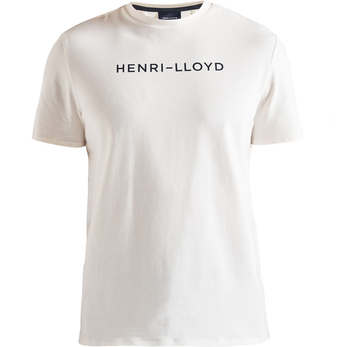 2020 Henri Lloyd Mens Fremantle Stripe Tee Cloud White P191104009