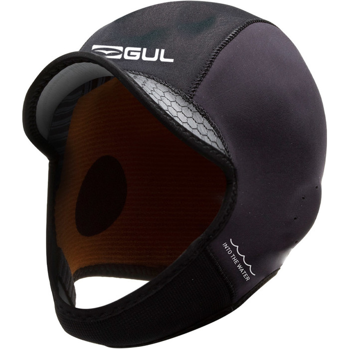 2022 Gul Mens 3mm SDL Peaked Surf Cap HO0305-B9 - Black