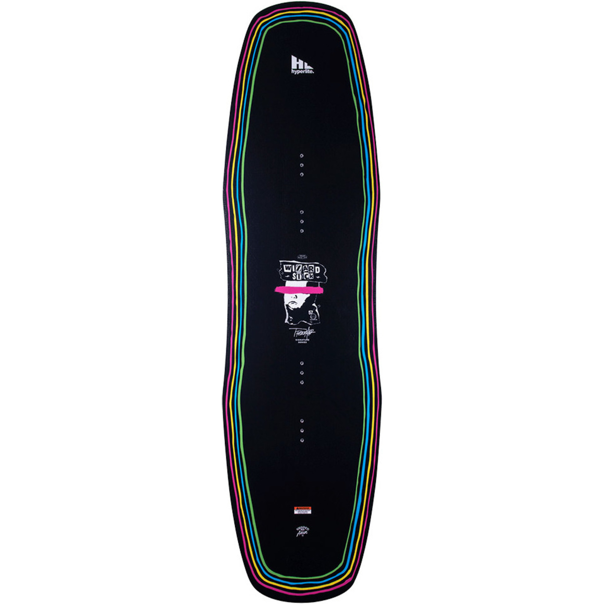 2022 Hyperlite Wizardstick Wakeboard 22245010 Black / Yellow