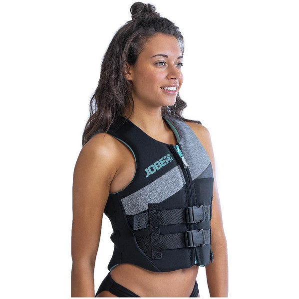 2021 Jobe Womens 50N Neoprene Impact Vest 244920015 - Cool Grey ...