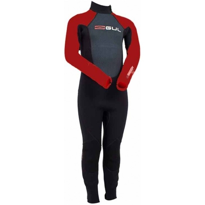 Gul Response 3/2mm Steamer BOYS Wetsuit RE1316 RED