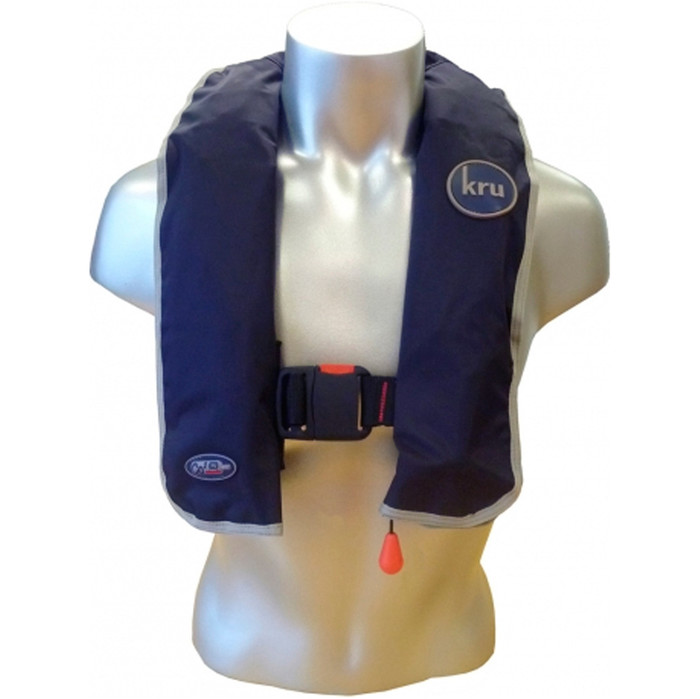 Kru XS 180N Automatic Lifejacket With Buckle Harness Navy LIF7122