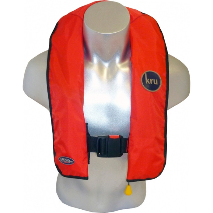 Kru XS 180N Automatic Lifejacket With Buckle Harness Red LIF7118