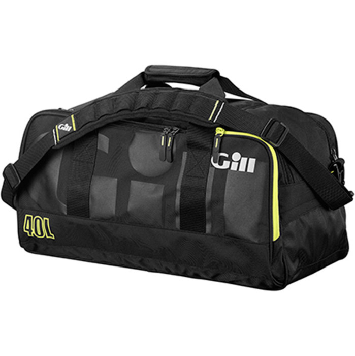 Gill 40L Compact Bag Black/Lime Detail L060