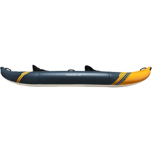 2022 Aquaglide McKenzie 125 2 Person White Water Kayak AMWW2 - Navy / Orange