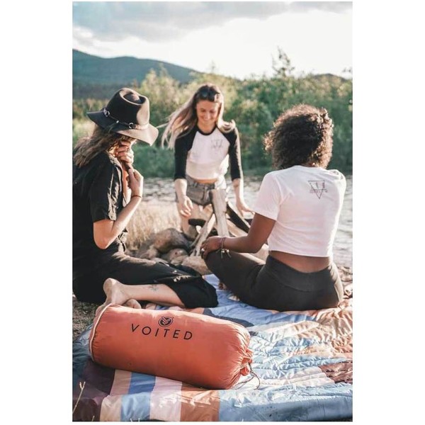 2022 Voited Recycled Ripstop Outdoor Camping Pillow Blanket