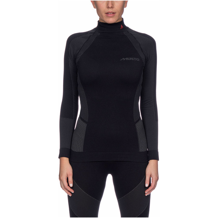 2021 Musto Womens Active Base Layer Top Black SWTH001