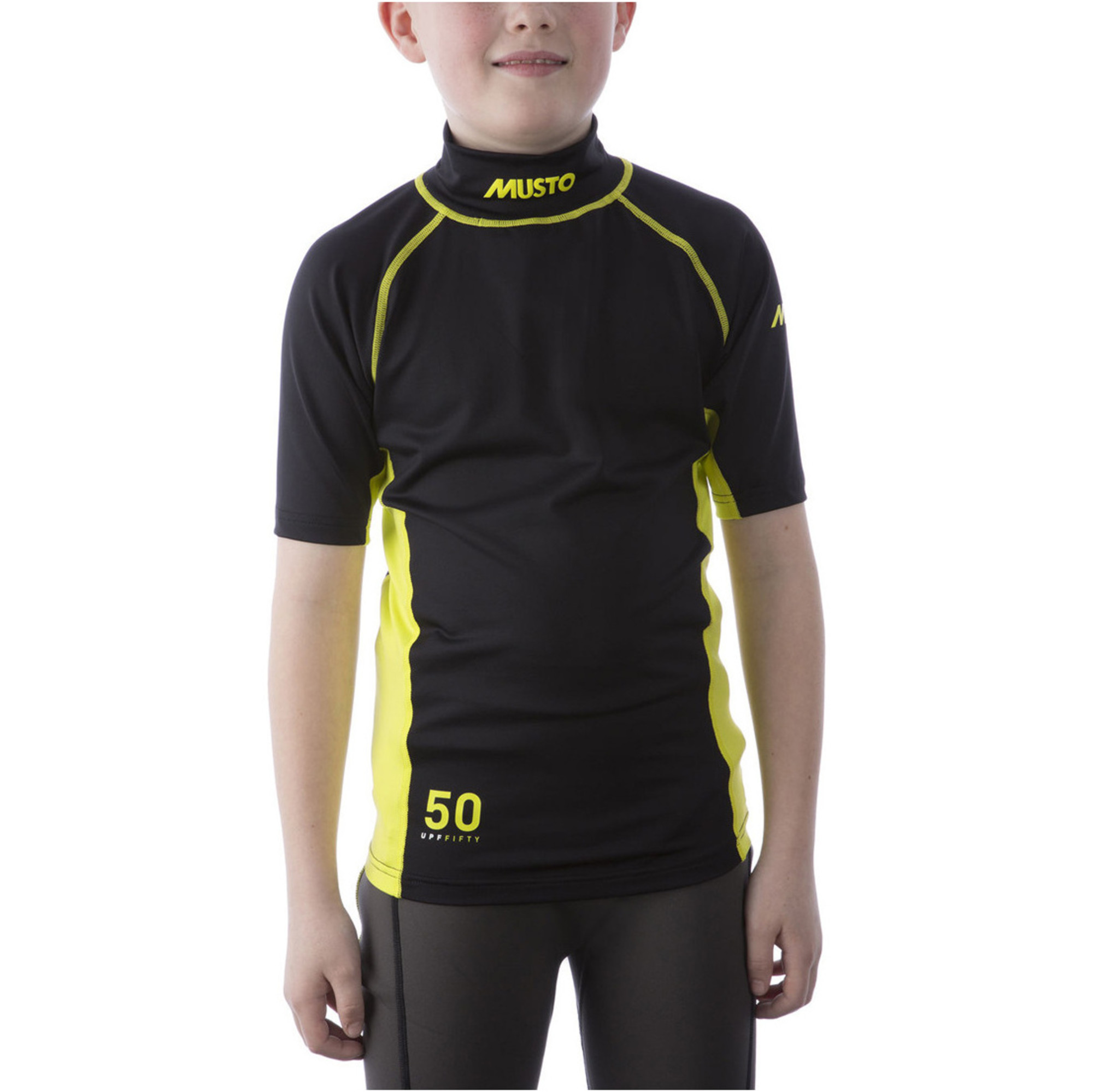 2019 Musto Youth Championship SS Rash Vest Black SKTS007 - Wetsuits ...