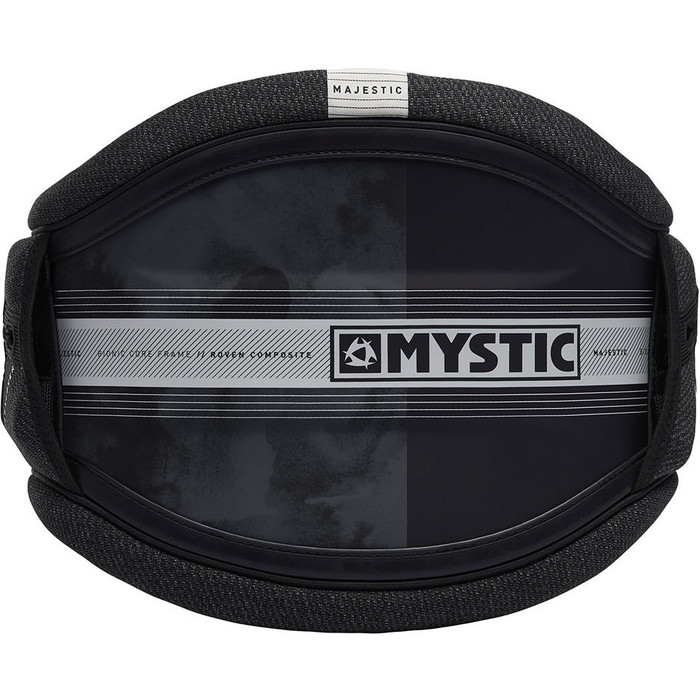 2021 Mystic Majestic Kite Waist Harness Black / White 190109