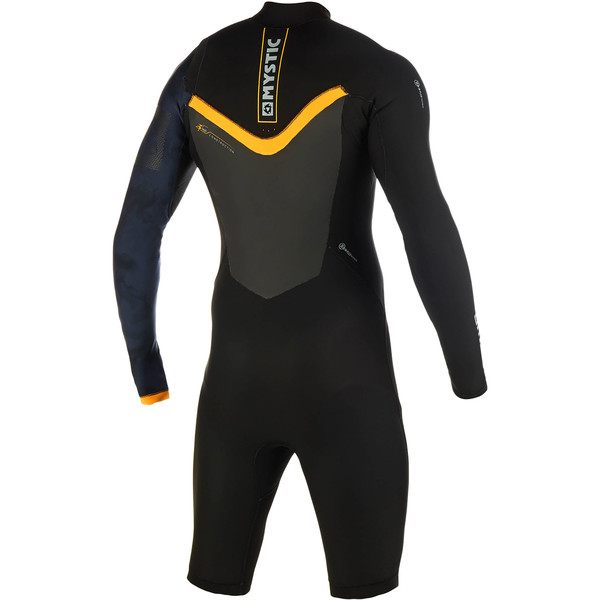 2019 Mystic Mens Majestic 3/2mm Zip Free Long Arm Shorty Wetsuit Black 190082 Wetsuit Outlet