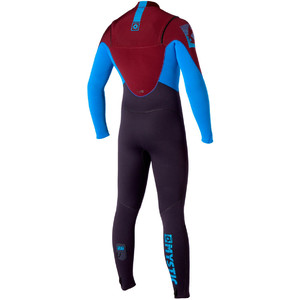 Mystic Star 5/4 GBS Sealed Seam Chest Zip Wetsuit Bordeaux 160040
