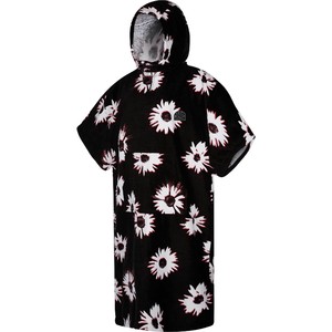 2021 Mystic Velour Change Robe Poncho 35018.210134 - Black / White