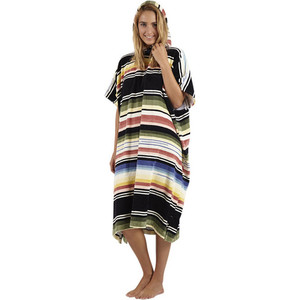 2021 Billabong Salty Hooded Towel Change Robe / Poncho N4BR20 - Serape
