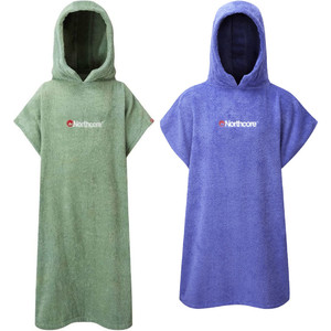 2023 Northcore Kids Beach Basha Double Poncho Bundle NOCO24D - Green / Blue