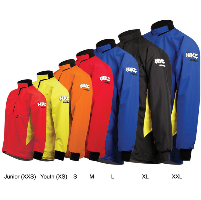 2022 NKE Centre Kayak Jacket JA01 - Colour Coded By Size