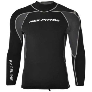 Neil Pryde Mens Raceline Heatseeker 3mm Wetsuit Top & Side Zip Buoyancy Aid - Black