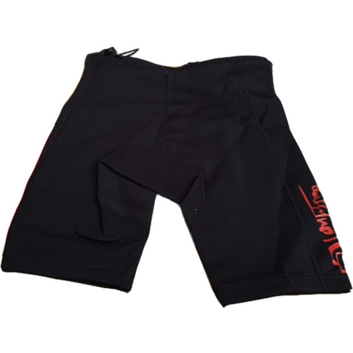 Quiksilver Syncro 1mm Neoprene Reef Shorts in BLACK / RED SY85A