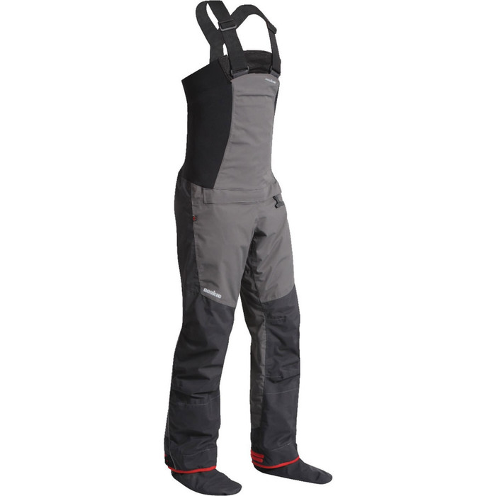 2022 Nookie Pro Bib Single Waist Dry Trousers TR11 - Grey / Black