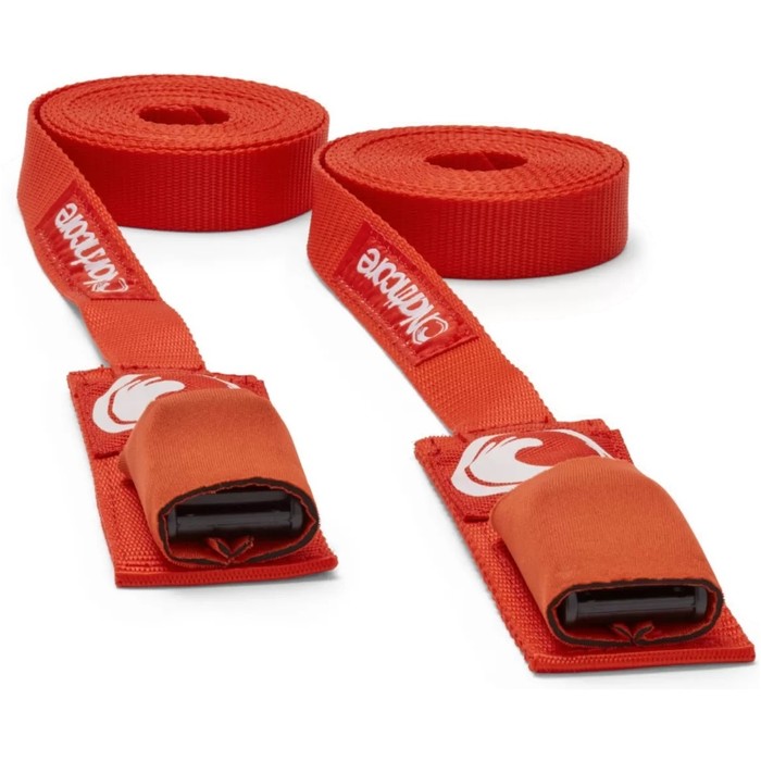 2024 Northcore Roof Rack Straps / Tie Downs 3.6M NOCO22 - Red