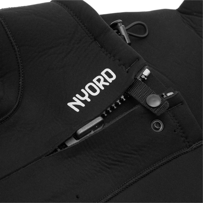 2022 Nyord Mens Furno Warmth 5/4mm Chest Zip Wetsuit FWM54001 - Black