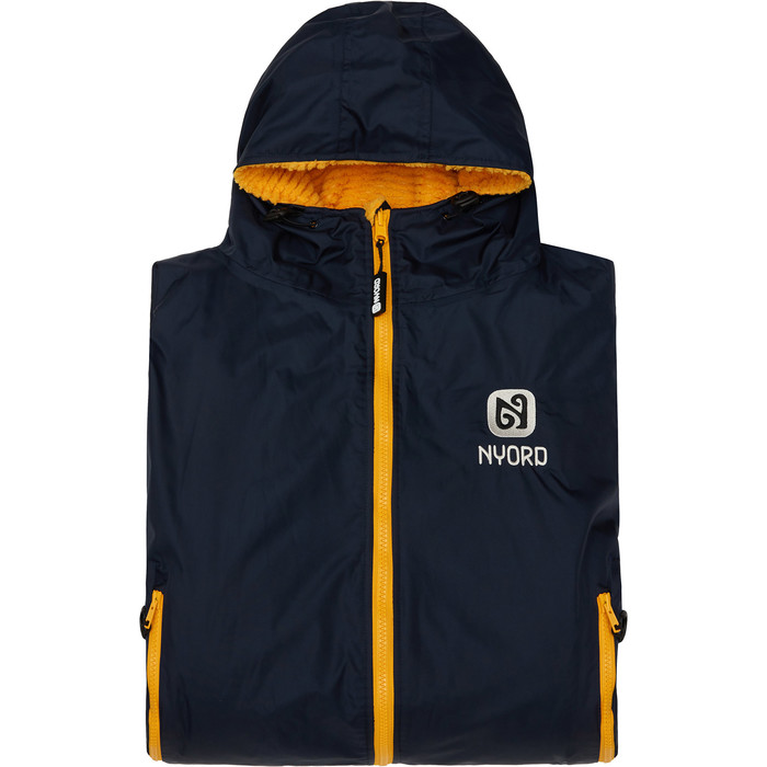 2022 Nyord Primaloft® Outdoor Changing Robe & FREE Drybag ACC0005 - Navy / Yellow