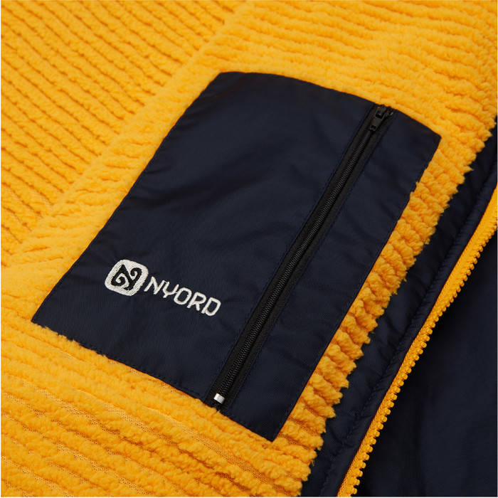 2022 Nyord Primaloft® Outdoor Changing Robe & FREE Drybag ACC0005 - Navy / Yellow
