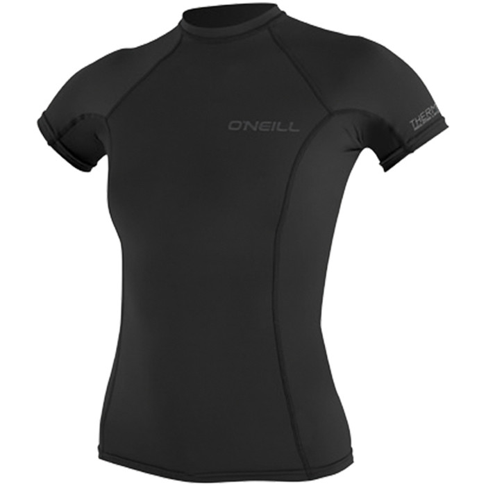 ONeill Thermo-X Short Sleeve Thermal Rash Vest Black 