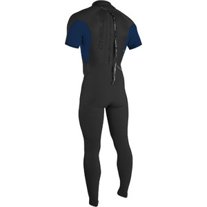 2021 O'Neill Epic 3/2mm Short Sleeve GBS Back Zip Wetsuit Black / Abyss 4732