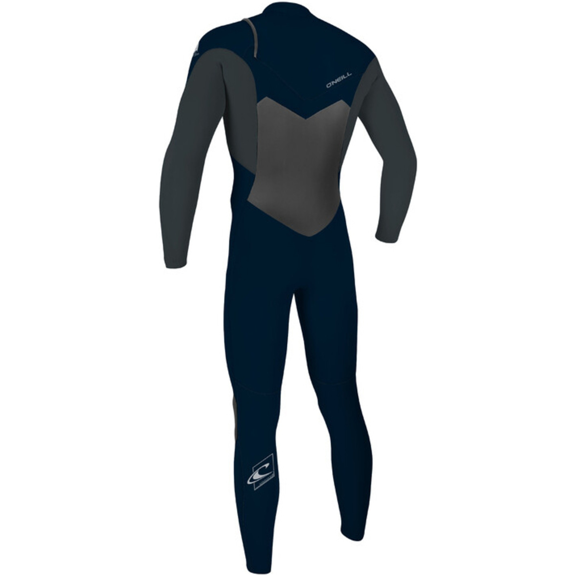 2023 O'Neill Mens Epic 4/3mm Chest Zip Wetsuit 5354 Abyss / Gunmetal