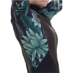 2019 O'Neill Womens Epic 4/3mm Back Zip GBS Wetsuit Abyss / Faro 4214