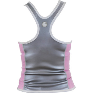 Rip Curl Womens 2mm Orca Meopren Vest Silver / Pink W7572 - 2nd