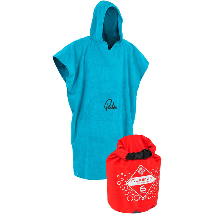 Palm Changing Robe Poncho 11847 & Classic 6L Gear Carrier Dry Bag 10439 - Package Deal