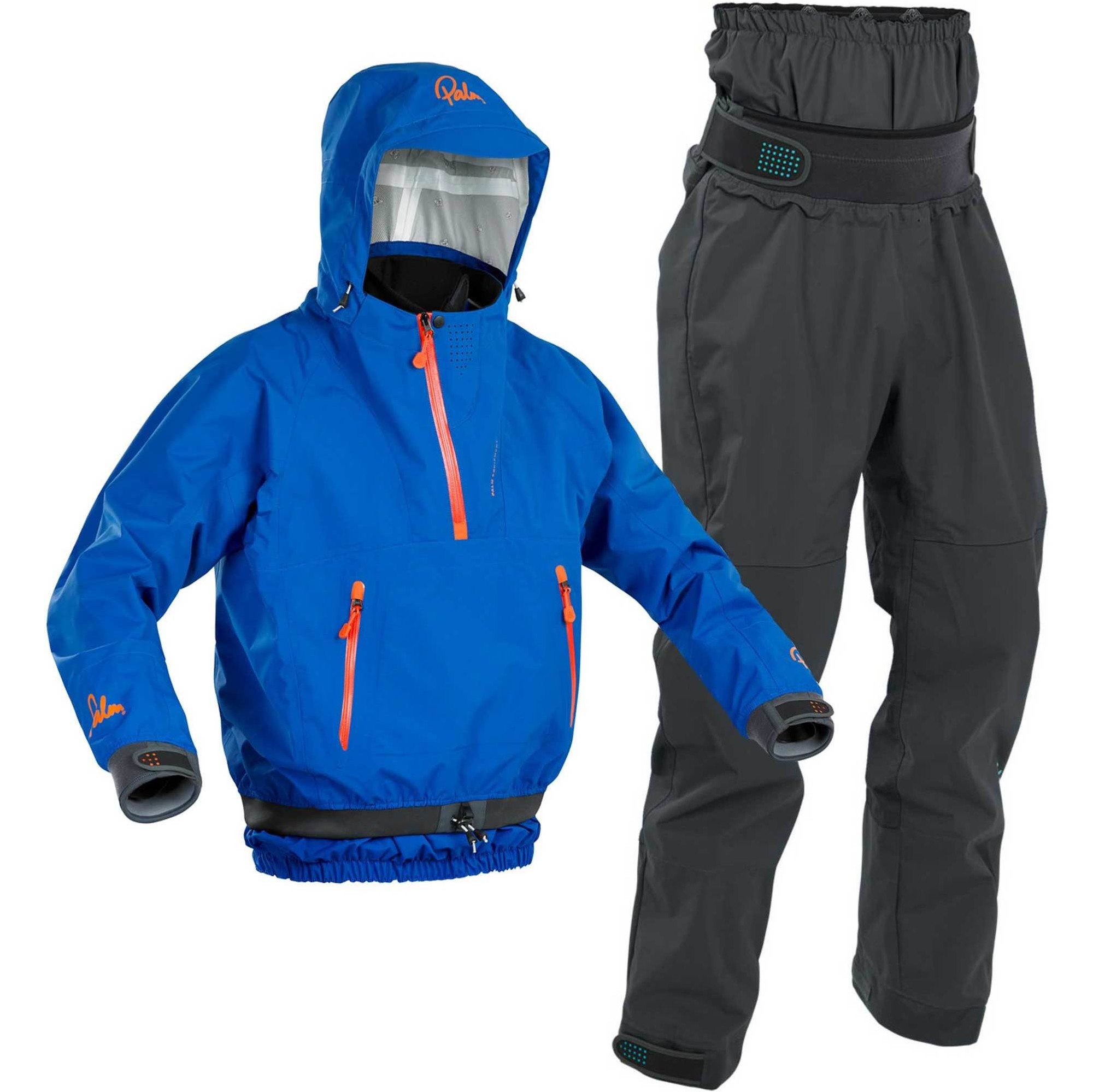 2022 Palm Mens Chinook Kayak Jacket & Zenith Trouser Combi Set Blue