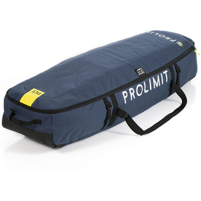 Prolimit Kitesurf Traveller Wheeled Board Bag 140 x 45 Pewter / Yellow 83370