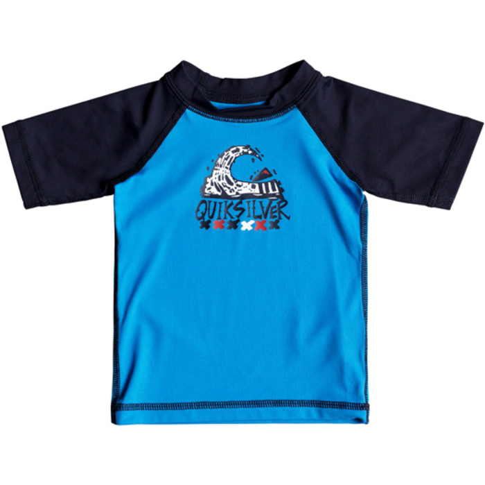Quiksilver Infant Bubble Dream Short Sleeve Rash Vest BLUE EQIWR03014