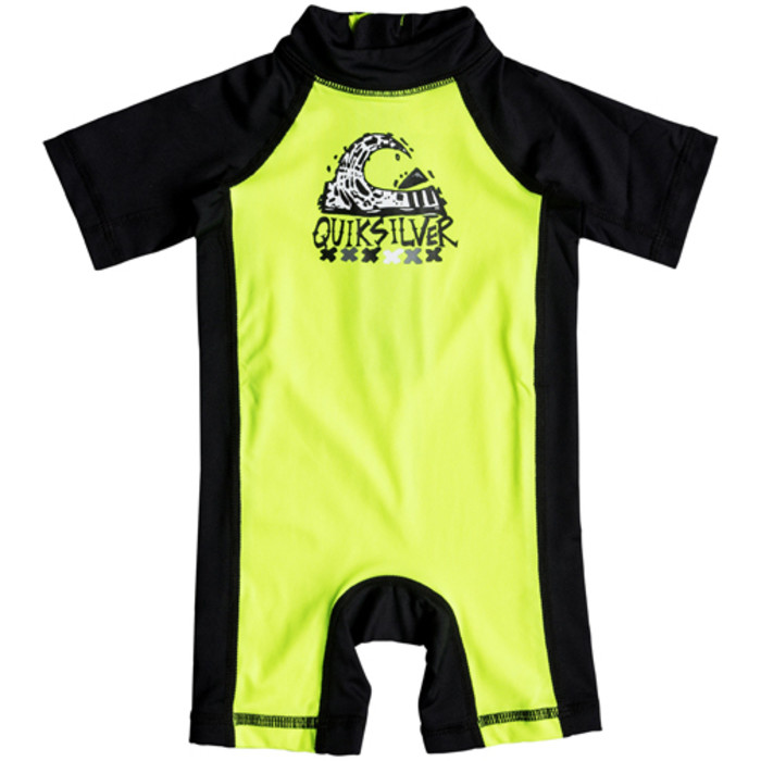 Quiksilver Infant Bubble Spring Rash Suit SAFETY YELLOW EQIWR03011